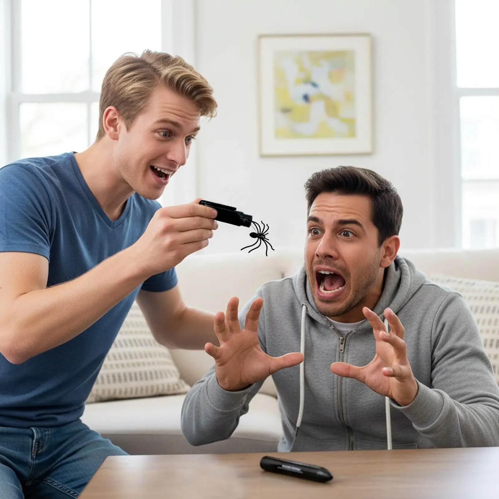 Spinnen-Streich-Stift, lustig, realistisch, Taschenformat, Spinnen-Stift für Streich, Spaß für Frauen, Männer, Familie, Studenten, Kollegen, Kinder, Geburtstag