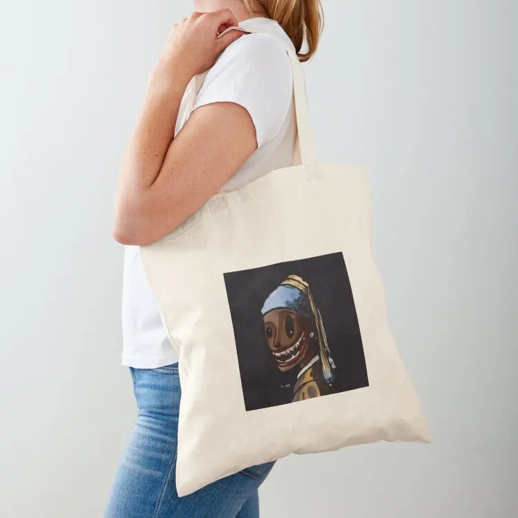 

the girl with the pearl Tote Bag custom fabric bag Handbags women Cloth bags university shopper bag