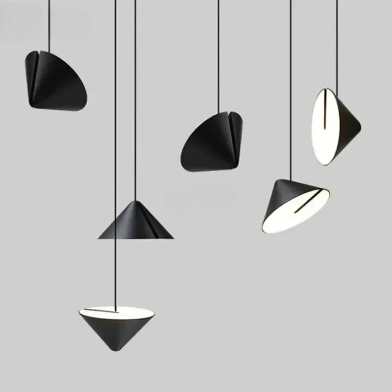 Modern Multi-angle Cone Bedside Pendant Light Simple LED Hanging Lamp Bedroom Living Room Dining Kitchen Home Decor Lamps