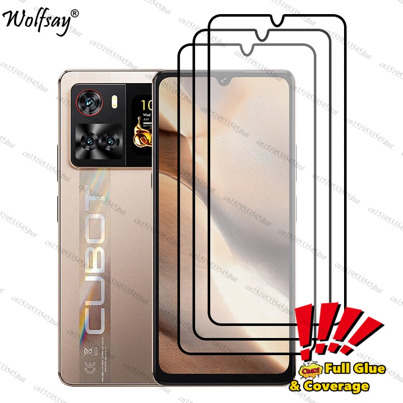 Full Cover Screen Protector For Cubot X100 Tempered Glass For Cubot X100 Protective Screen Glass For Cubot X100 Glass 6.88 inch