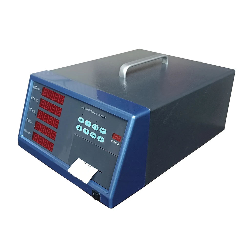 

High Precision HPC501 5-Gas Vehicle Exhaust Gas Analyzer HC CO CO2 O2 NOx with Printing Function-Diagnostic Tools