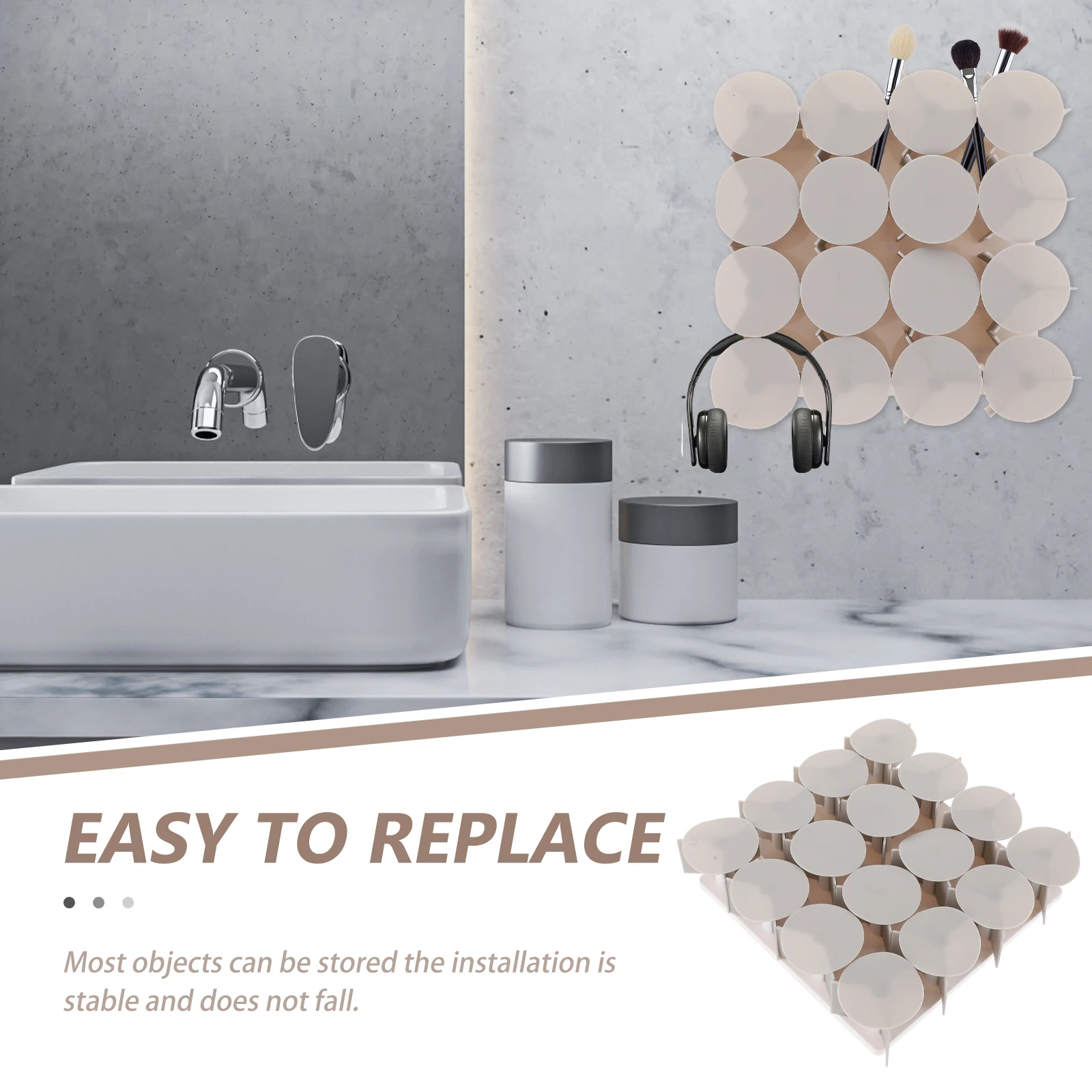 

Silicone Storage Mount Non Hole Punching Strong Adhesive Shelf Kitchen Supplies Creative Holder