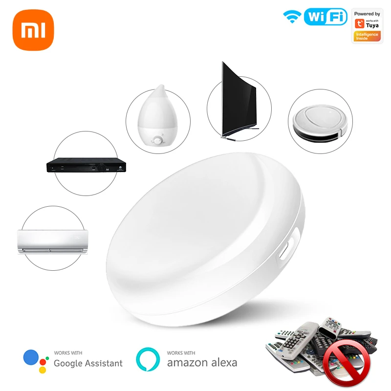 

Xiaomi Tuya WiFi IR Remote Controller For Air Conditioner TV Smart Home Infrared Universal Smart Life Control Alexa Google Home