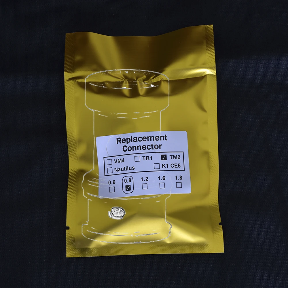 5 st PNP Connector 1.6 1.8 1.2 0.6 0.8ohm Vervanging voor Model VM4/TR1/TM2/Nautilus/K1/K2/ETS