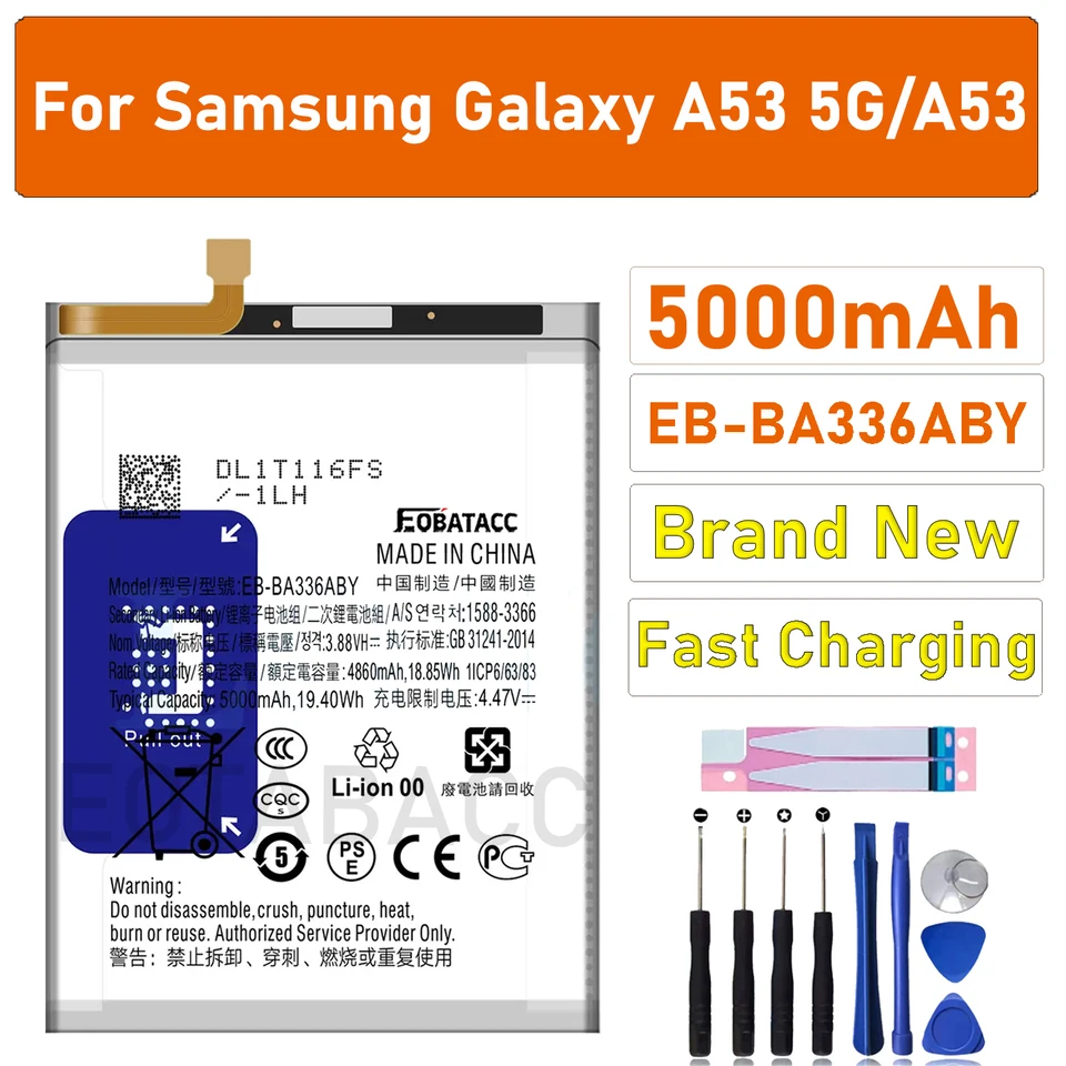 2026 YEARS EOTABACC High Quality 100% Original EB-BA336ABY Battery