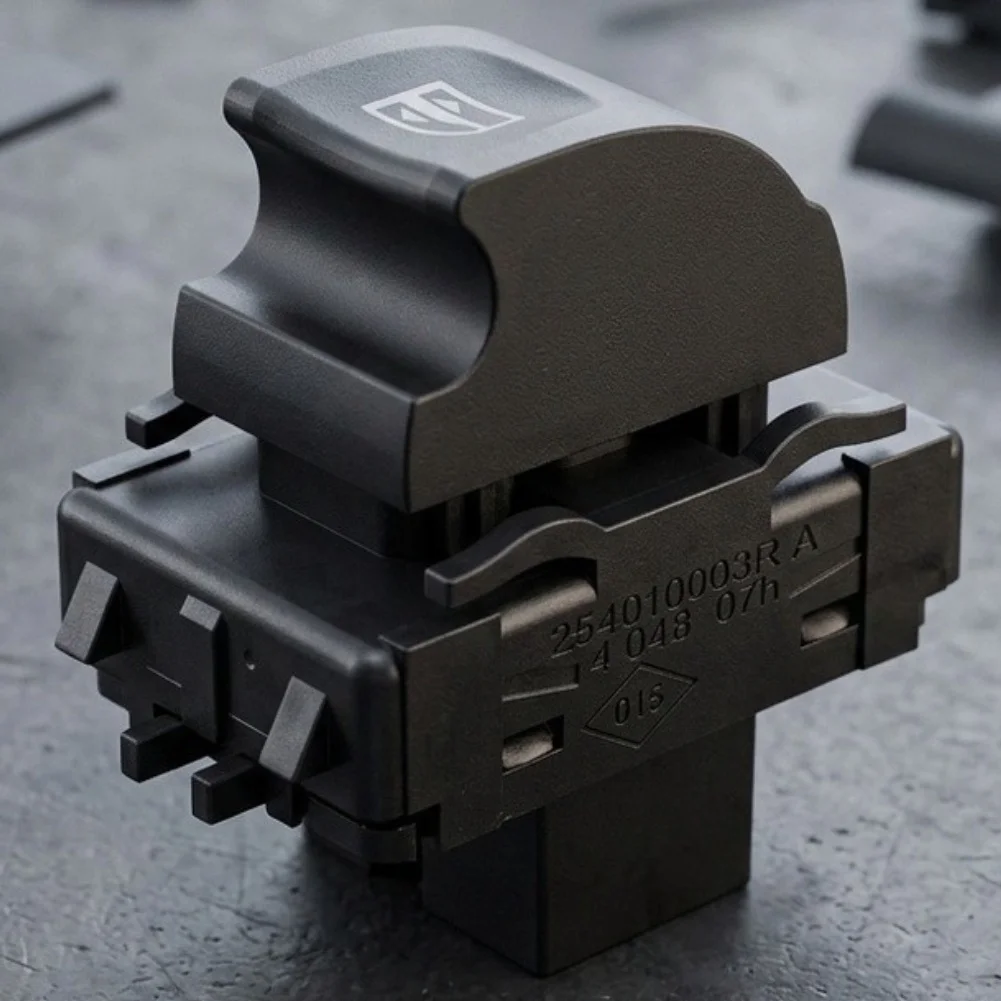 Electric Window Switch BLACK Window Lifting Switch Robust ABS Plastic Wear Resistance For Daily Vehicle Operation