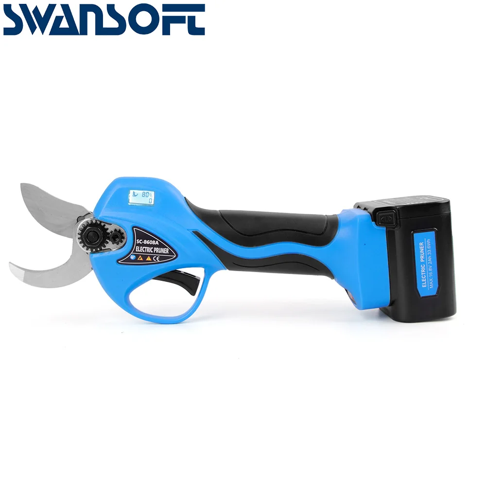 SW-8608 Electric Tree Branches garden tools electric 16.8V Cordless Pruner Lithium-ion Pruning Shear Efficient scissors