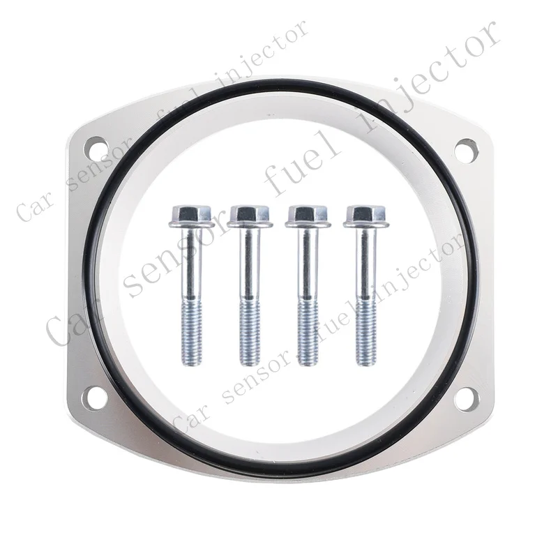 Q+ For LS Adapter 92mm Intake Manifold to 102mm Throttle Body 4 Bolt LS1 LS3 LSX QF