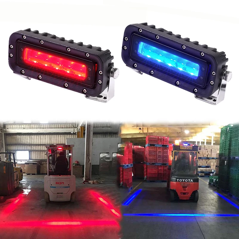 forklift LED Red Zone Lights red warning safety light industrial red zone warning area lights