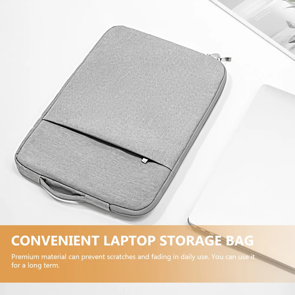 

Laptop Bag Accessory Case 14 Inch Notebook Container Portable Velvet Pouch for Travel
