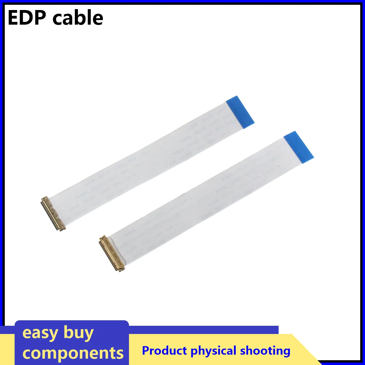 EDP screen line 0.5MM flexible flat cable I-PEX20453-30P FFC/FPC Same surface opposite I-PEX20454-40P single-headed notebook EDP
