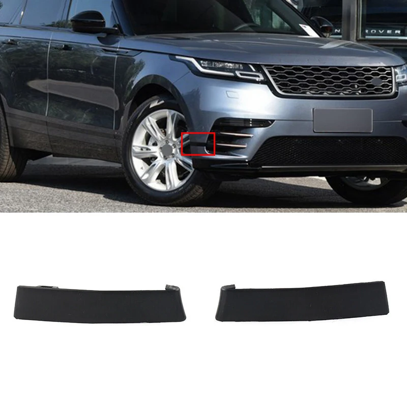 Car Front Bumper Splitter Side Spoiler Lower Cover Trim Body Kits For Land Rover Range Rover Velar 2018 2019 2020 2021