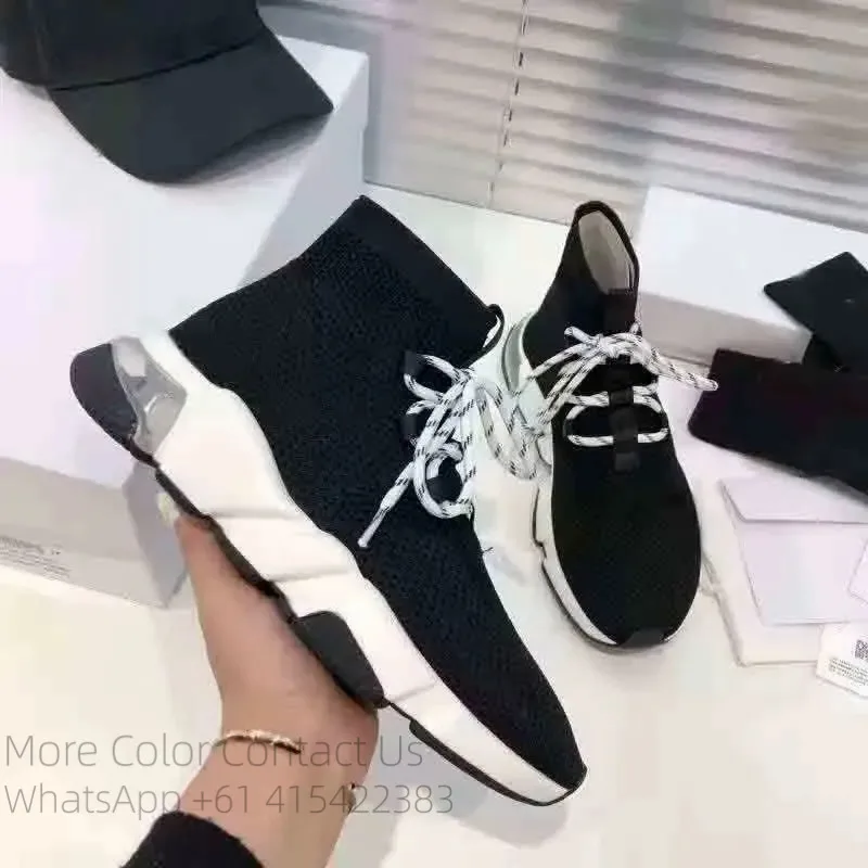 

Brand Couple's Outdoor Runner Casual Shoes Speed Trainer Lacet Soft Sock Sneakers Sports Jogging Walking Light Trainers 35-45#