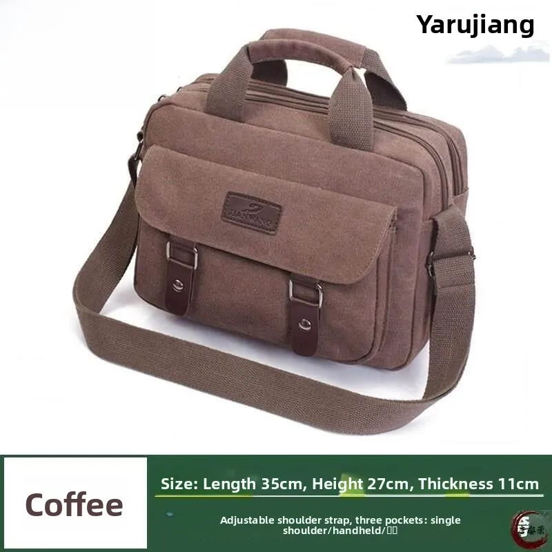 

Outdoor Canvas Shoulder Bag Men's Crossbody Tool Bag Large Capacity Travel Bag New Back Handbag Men's Crossbody Bag