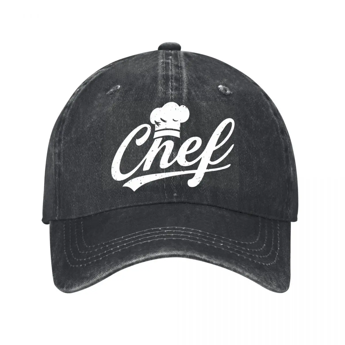 Chef Cool Culinary Cooking Utensil Graphic New Vintage Washed Cotton Baseball Cap Sun Hats