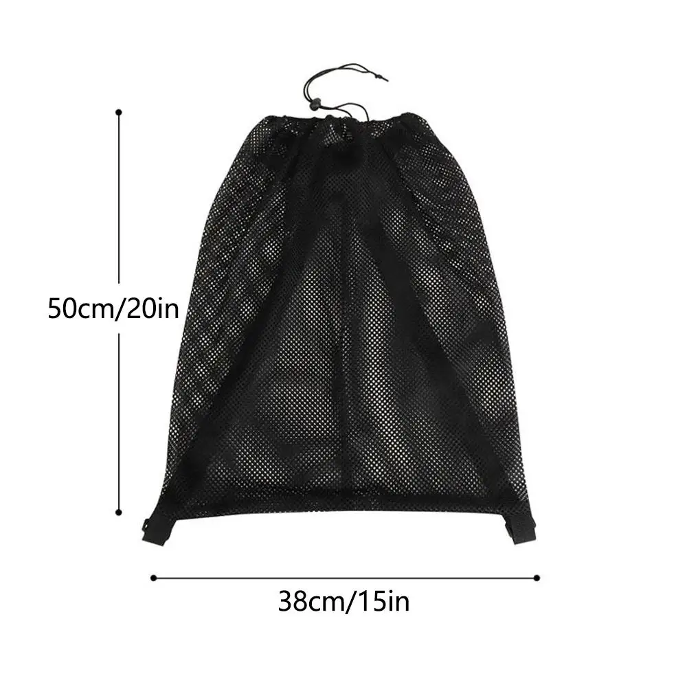 Mochila con cordón, bolsa de malla, bolsas de almacenamiento portátiles para fútbol y baloncesto, juguetes de viaje deportivos, bolsas de natación, bolsillo para compras de supermercado