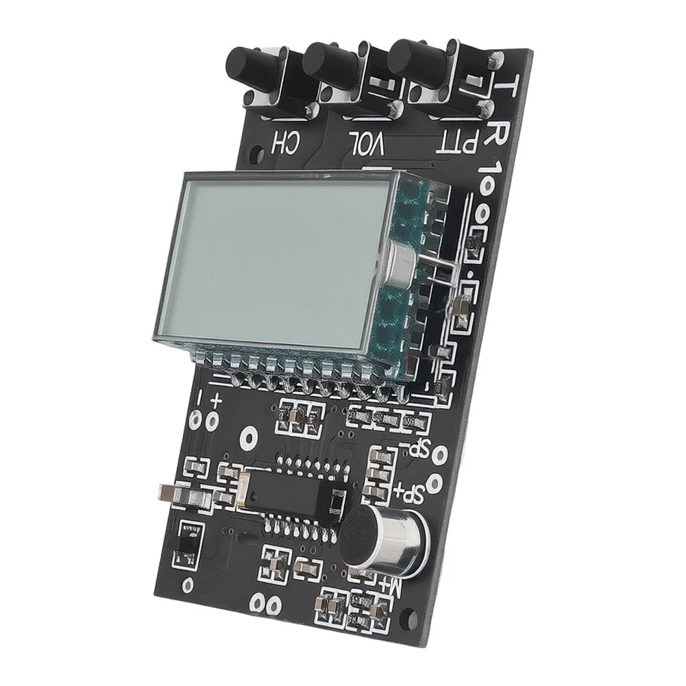 LCD Equipped Dual Direction Audio Transceiver Module PCB Kit for Electronic Hobbyists 300m Transmission Distance
