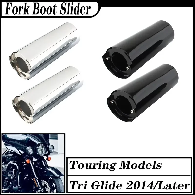 

Extended FOR Tou ring Street Glide Road Glide Road King Ultra Limited CVO 14-25 Motorcycle Front Fork Boot Slider