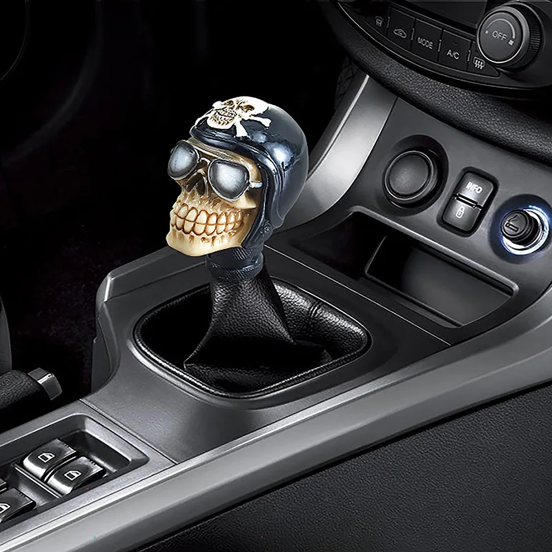 LED Lamp Shift Knob Skeleton Personalized Modification Sports Rod Gear Rod Universal Manual Head Rod Automotive Parts - view 5