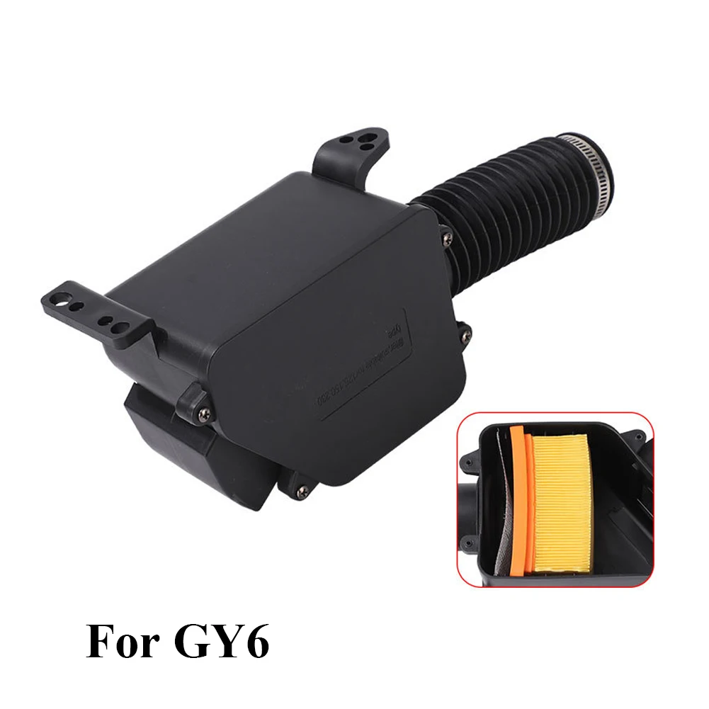 New ATV Air Filter Box Intake Cleaner Bend Head Filter Compatible With GY6 150cc Engine 4-wheel ATV Go Kart Scooter Moped Quad