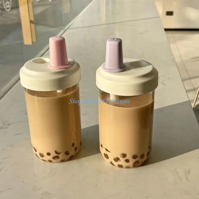 N5KC Extra Large Water Bottle Leak Proof Straw Lid Beverage Drinkware Large Capacity Drinking Cup For Hiking Office