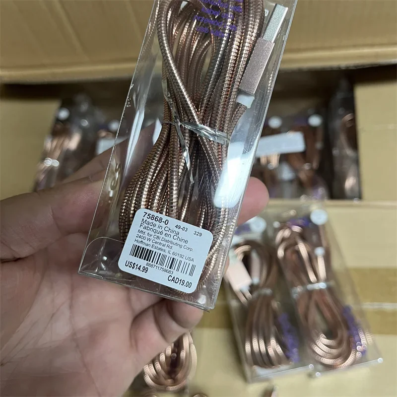 Aço Fittings com Bold 3 Meters Long Cable