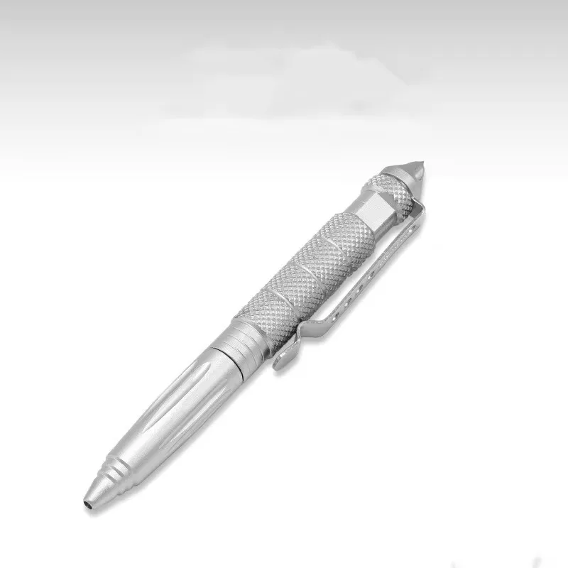 1-4 Stück Taktischer Stift Multifunktional aus Aluminiumlegierung für Outdoor-Camping Sicherheit Überlebens-Taktikwerkzeug Notfall-Glasbrecher-Stift
