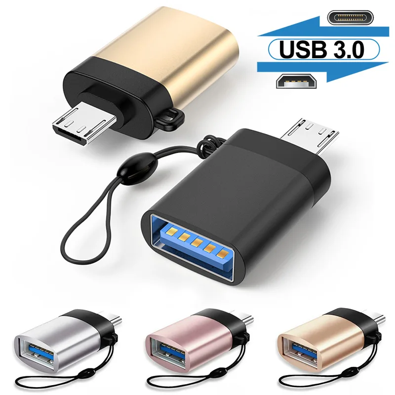 Micro Type-C USB 3.0 OTG Adapter Tablet Android Phone Micro USB Connector for Samsung Xiaomi Huawei OTG Micro USB 3.0 Converter