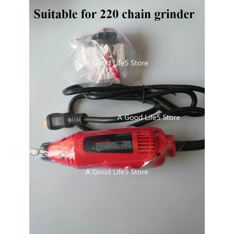 

Applicable To Chain Grinder 12V 220V Chainsaw Chainsaw Chain Electric Grinder Lithium Battery, Hand-held File Grinding Head