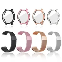 Metal Strap For Garmin Venu 3 3S 2 2S Band With Case TPU Screen Protector Vivoactive 4 4S Magnetic Loop Bracelet