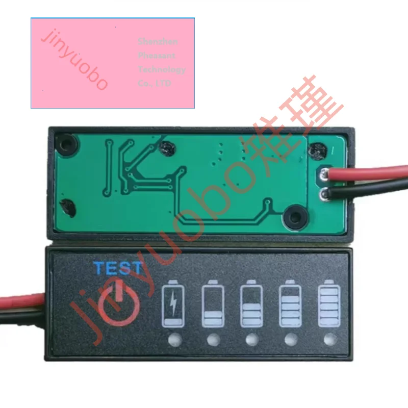 3.7V-72V 리튬 배터리 전력 감지 라이트 보드, 12V 납산 배터리 리튬 인산철 전력 디스플레이