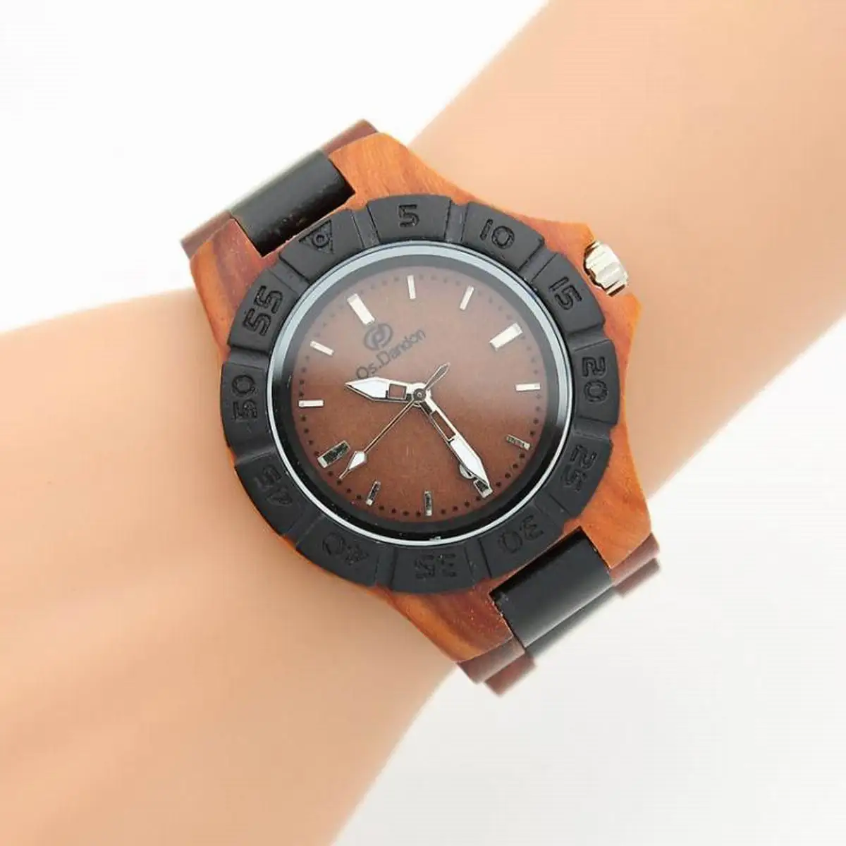 New Business Watch Natural Sandalwood Wooden Men Women Quartz Wood Wristwatches