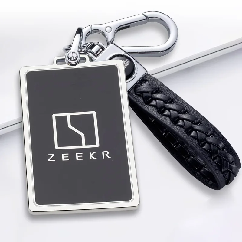 TPU Car Key Case Fob Cover for Zeekr 001 007 009 X Remote Protection Bag Shell Keychain Housing Ring Holder Interior Accessories