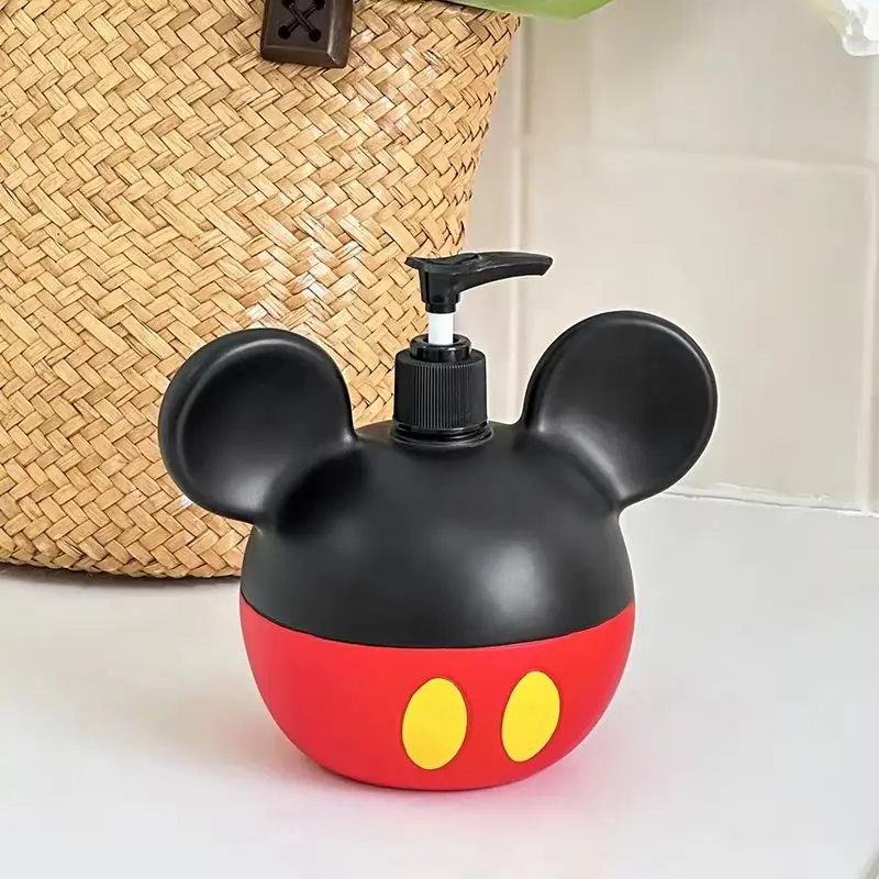 ขวดกดแชมพูลายมิกกี้เมาส์ ดิสนีย์ ขวดพลาสติกสำหรับล้างมือ แชมพู เจลอาบน้ำ กล่องใส่ทิชชู่ลายมิกกี้ กล่องเก็บของเล่น