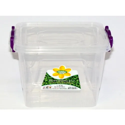 Hobby Life 2 Pcs Hobby Life Square Storage Container 3.7 Lt