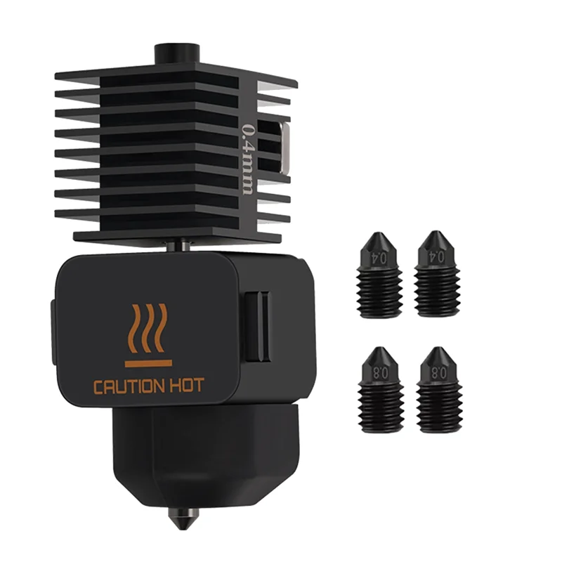 Für Bambu Lab A1/A1 Mini 3D-Drucker Hotend Kit enthält 0,4/0,8 mm austauschbare Düsen Montageteile für Bambu Lab