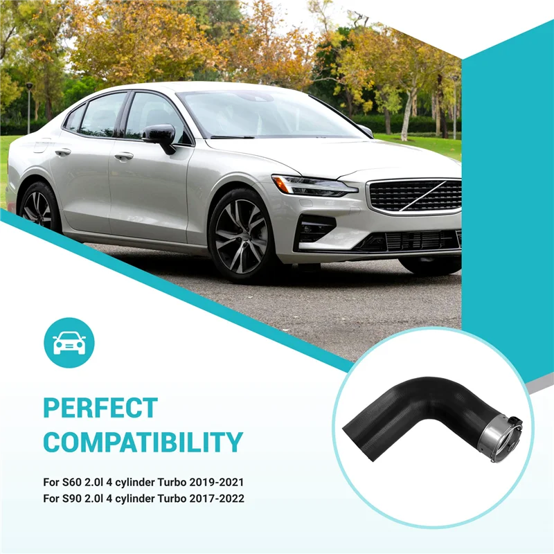 

Efficientt-32222071 Charge Air Cooler Pipe For Volvo S60 S90 XC60 XC90 V90 Engine Intercooler Connection Hose Cooling System