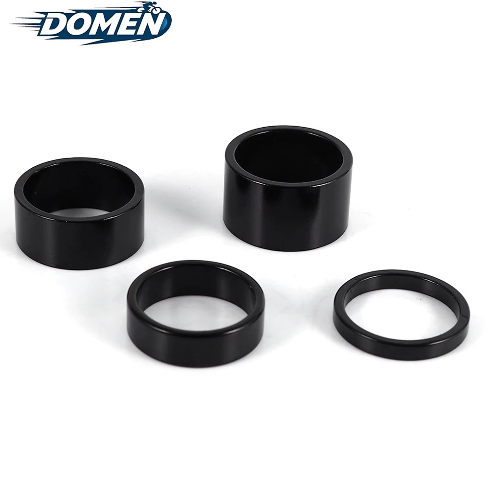 DOMEN Bicycle Head Tube Spacers MTB Bike Aluminum Alloy Front Stem Fork Spacers Handlebar Stem Spacers Bicycle Accessories