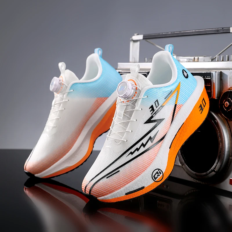 

Мужские кроссовки для бега, новинка 2025 года, дышащая сетка на плоской подошве, удобные легкие спортивные кроссовки на открытом воздухе для бега и ходьбы для мужчин