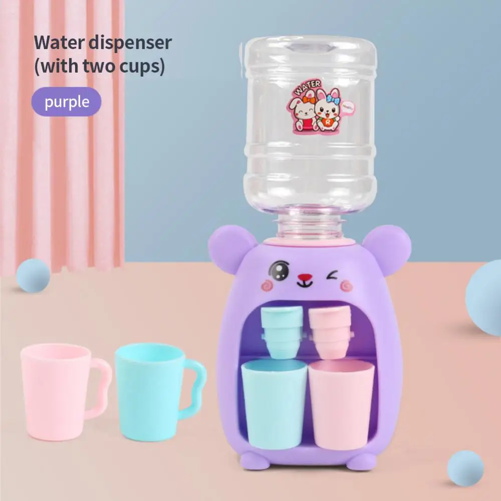 1PCS Mini Water Dispenser Baby Toy Drinking Water Hand Press Water Bottle Pump Cooler Lifelike Cute Children Cosplsy Props Home