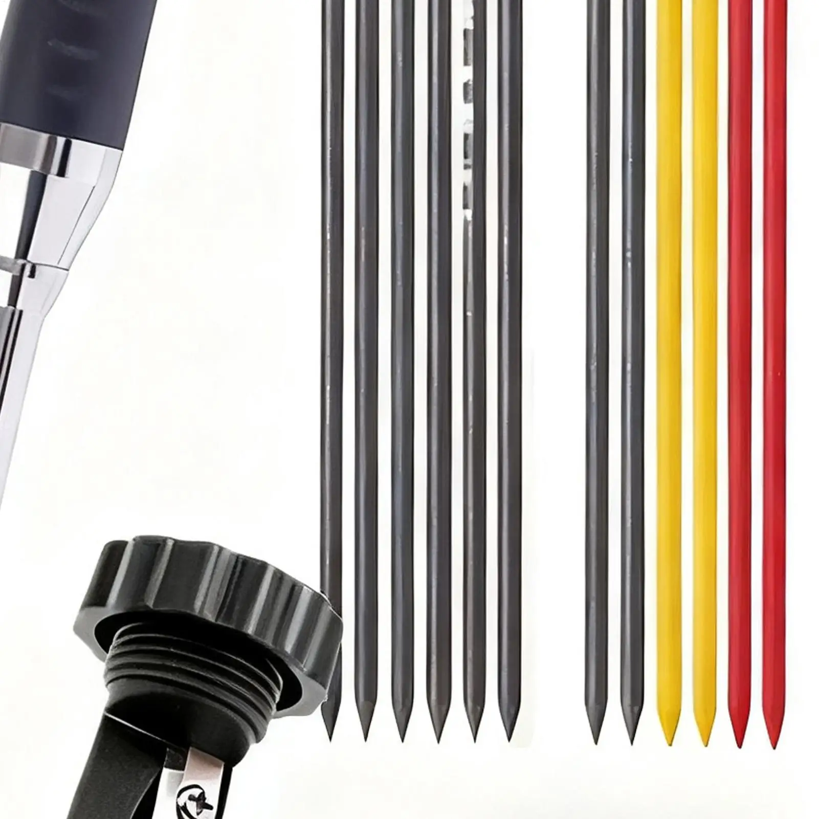 

Hole Marker 2.8mm Adjustable Crayon With 12 Refills Long Adjustable Nib Markers For Adult Fabric Wood Construction Glass Metal