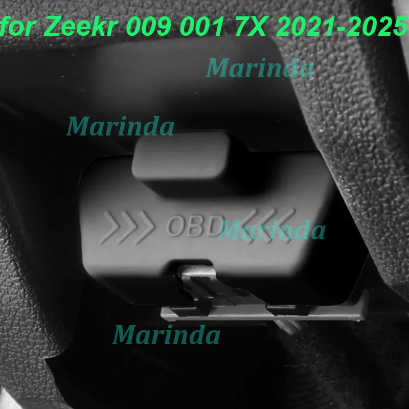 

Car OBD Silicone Protective Cover for Zeekr 009 001 7X 2021-2025 OBD Computer Diagnostic Interface Dust Cap Interior Accessories