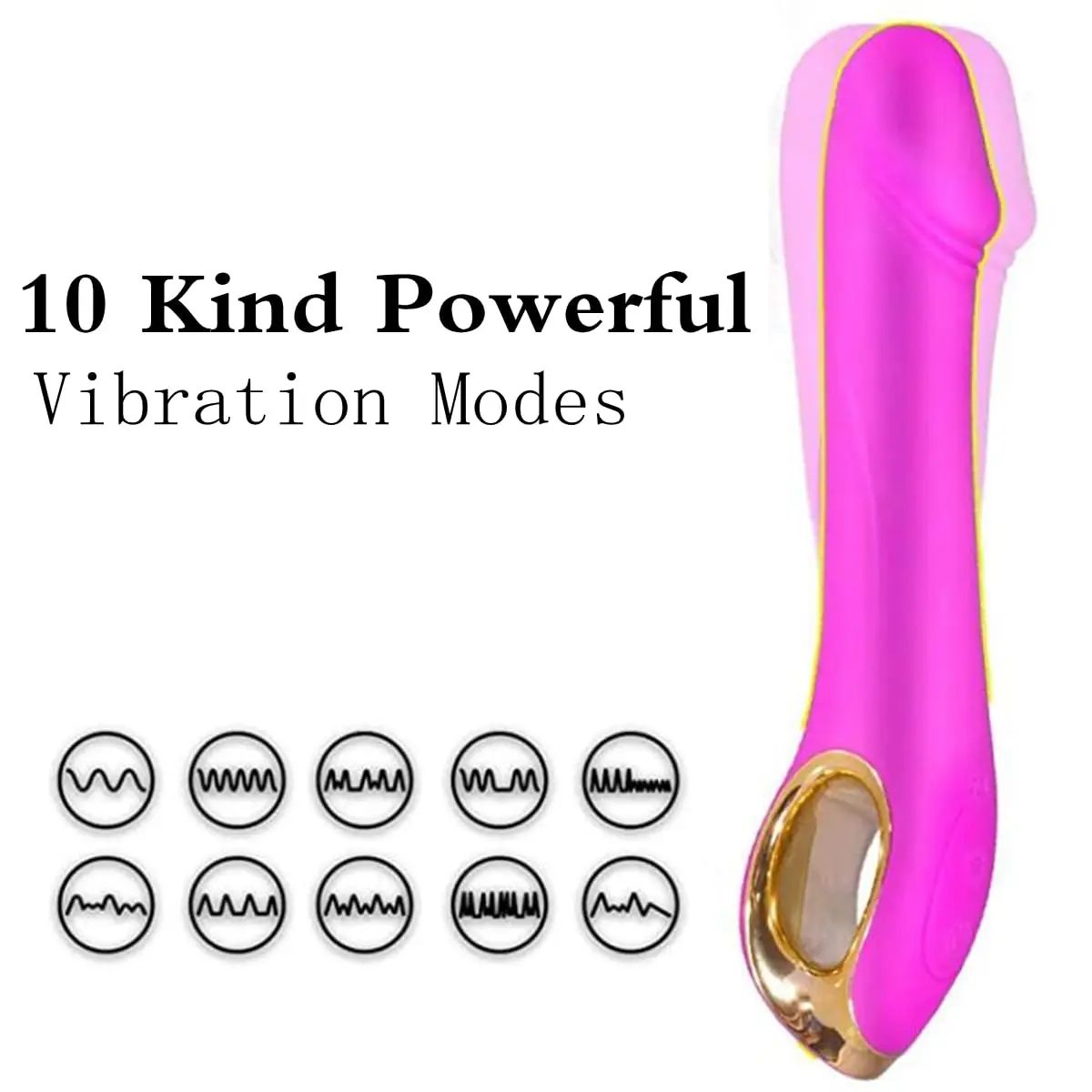 سيليكون G بقعة هزاز واقعية تهتز دسار للنساء ، الجنس لعب الكبار للزوجين البظر المهبل الشرج محفز 10 Powe #4