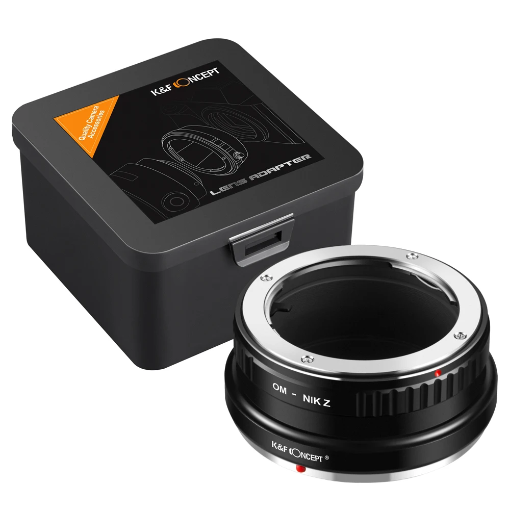 

K&F Concept OM to NZ Lens Adapter Olympus OM Mount Lens to Nikon Zf Zfc Z30 Z5 Z50 Z6 Z7 Z6II Z7II Z8 Z9