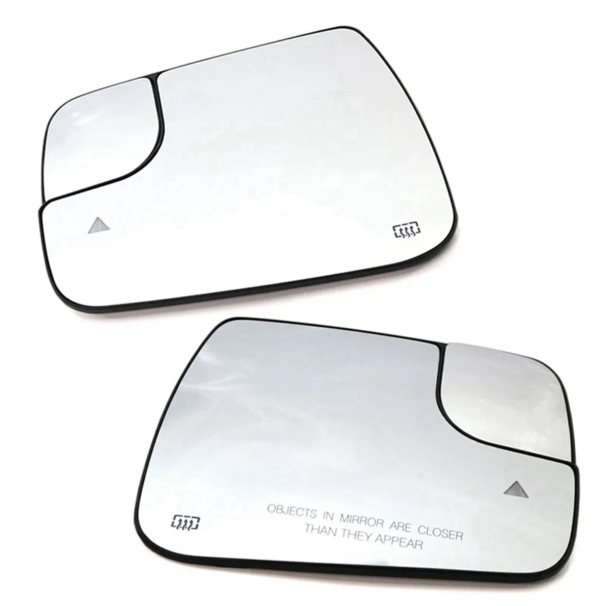 Car Reversing Mirror Blade with Blind Spot Assist with Heating for Ram 1500 2500 2019-2022 68402094AA 68402095AA