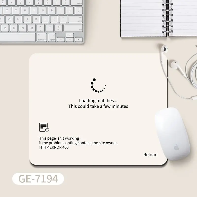 Leather Pad without Lock Edges Mouse Pad Simple Text Mouse Pad Student Desk Mat Computer Mouse Mat Laptop Deskmat HD