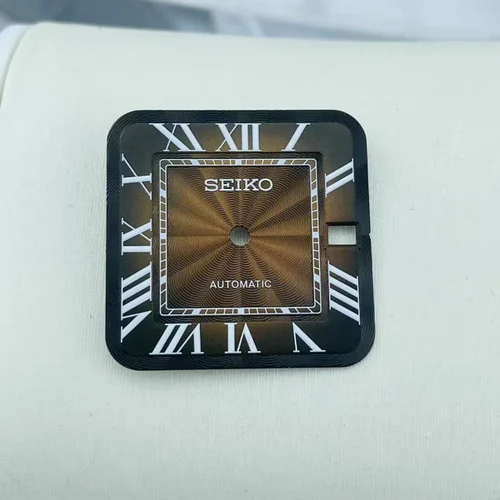 Imagen 2 del producto NH35 Dial 27 mm NH36 Dial Calendario único Santos Reloj mecánico S logo para Seiko mod
