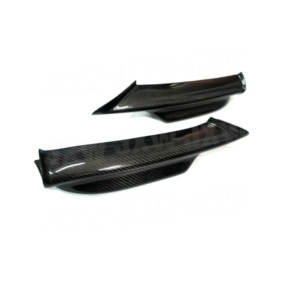 Real Carbon Fiber Diffuser Front lip Splitters Flaps Aprons For BMW 3 Series E90 M Sport M-Tech 2006-2012 Bumper Winglets - view 6