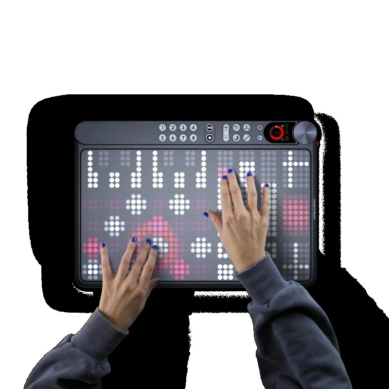 Polyphonic 8 Track Lop Per   Em B Odme Erae 2 MPE CV MI DI Keyboard, 3D Percussion Pad