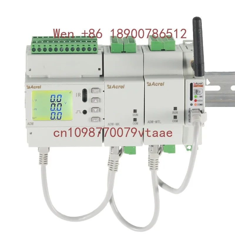 Electric Data Management Multi Channel Circuit Kwh Meter Remote Power Monitoring System